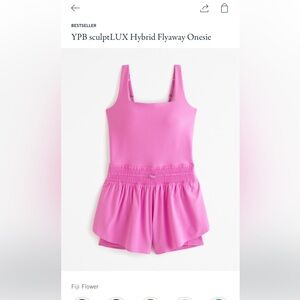 Abercrombie &Fitch YPB sculptLUX Hybrid Flyaway Onesie